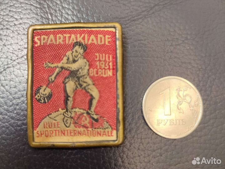 Знак Спартакиада 1931г Берлин