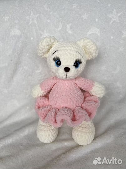 Мягкая вязаная игрушка ручной работы