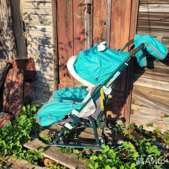 Санки коляска nika