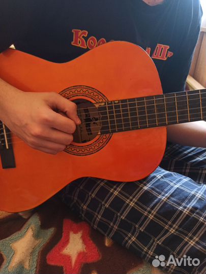 Классическая гитара 3 4 бу