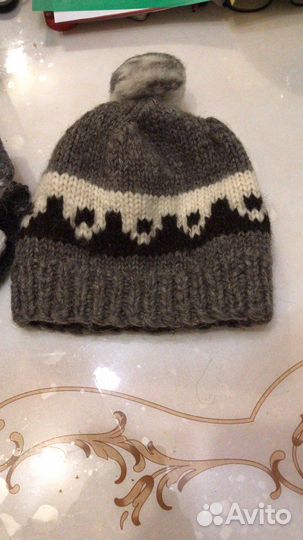 Шапка Носки шерстяные ручная работа