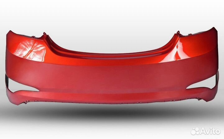 Задний бампер hyundai solaris 2014-2017