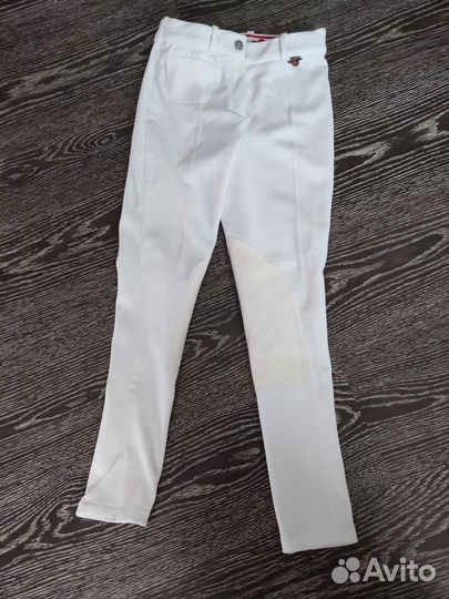 Бриджи для конного спорта белые