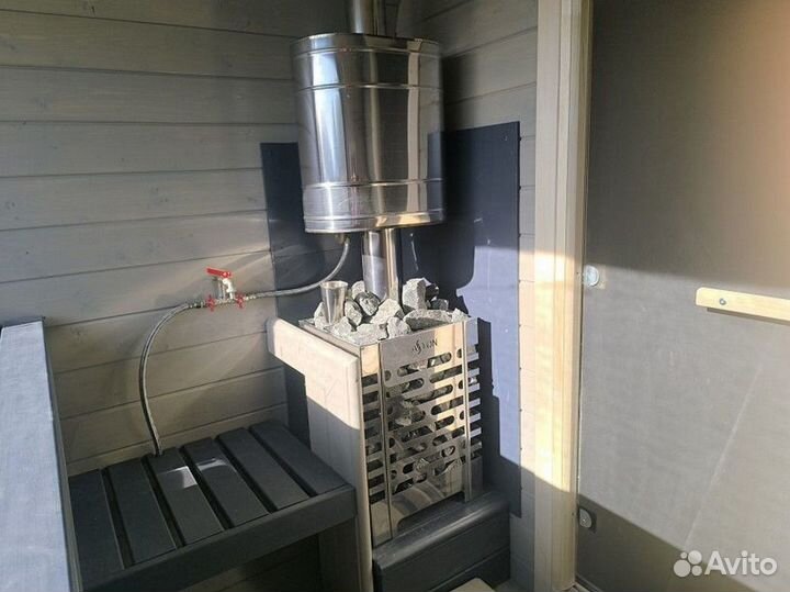 Баня Квадро на прицепе