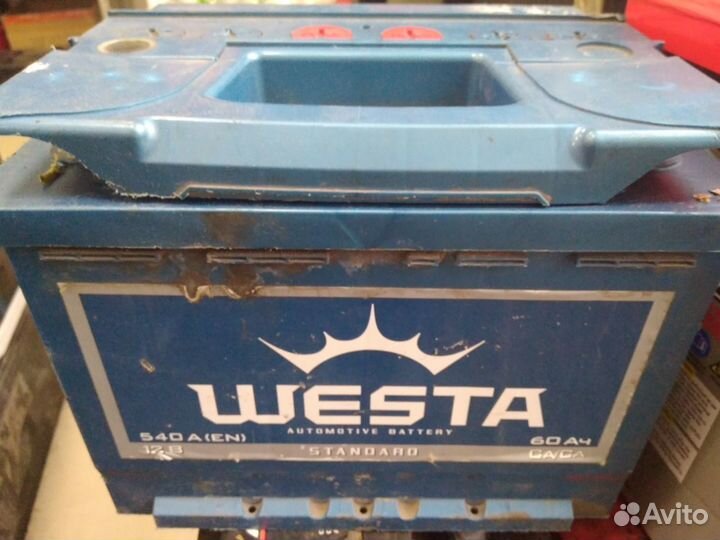 60Ач аккумулятор б/у Westa Standart