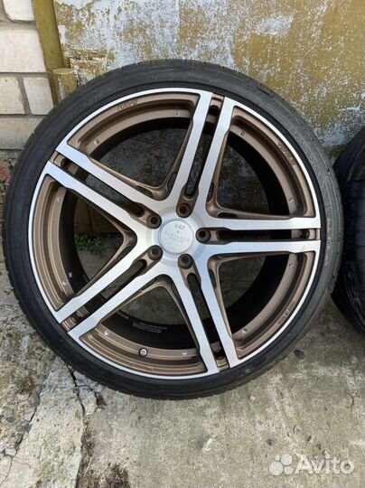 Rays r20; 5/112+ резина Bridgestone