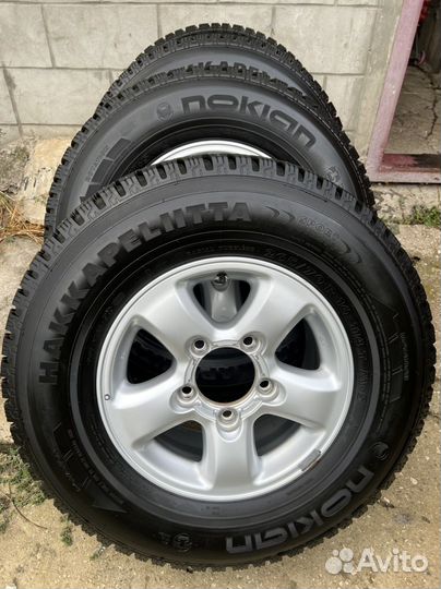 Колеса в сборе r16 зимние toyota land cruiser100