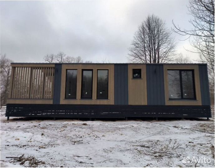 Всесезонный дом на дачу, теплый 75 м кв Артикул аф-1038