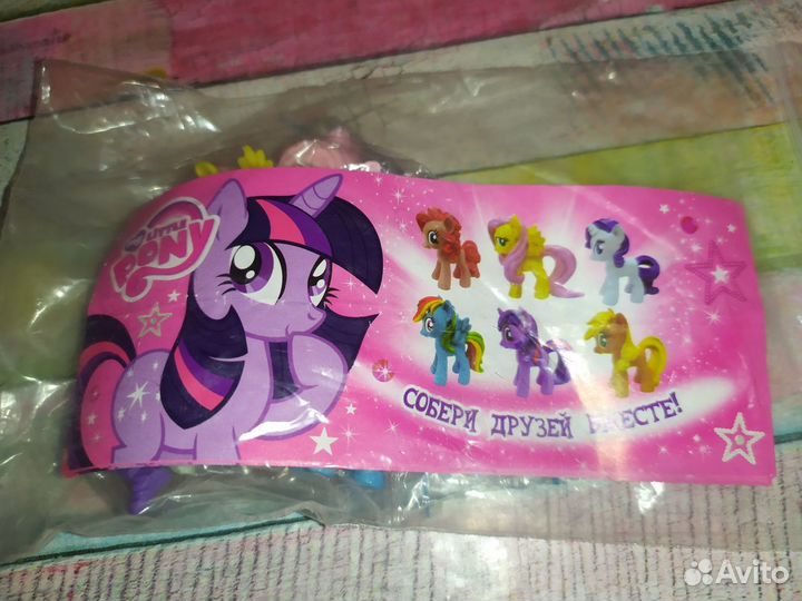 Фигурки Пони, Девочек из разных шок.яиц и десертов