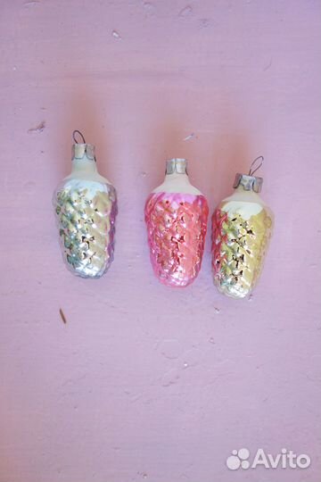 Елочные игрушки шишки, разные, несколько лотов