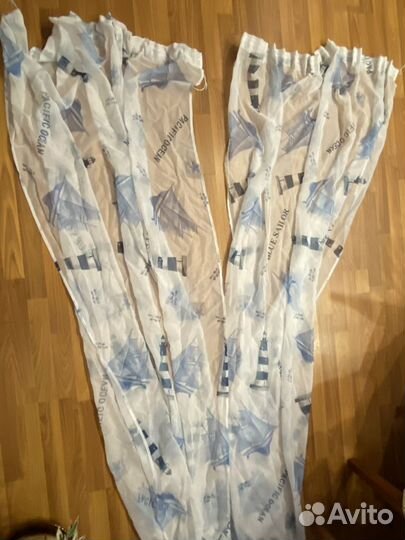 Вуаль в детскую 2 шт по 150*270