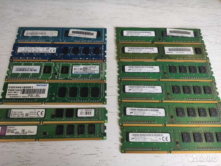 Оперативная память ddr3 4Gb Kingston Micron Hynix