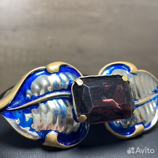 Чешская Брошь Бижутерия Чехословакия СССР Ретро
