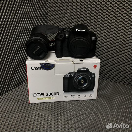 Фотоаппарат зеркальный Canon EOS 2000D (60525)