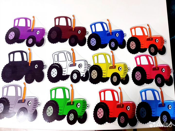 Синий трактор