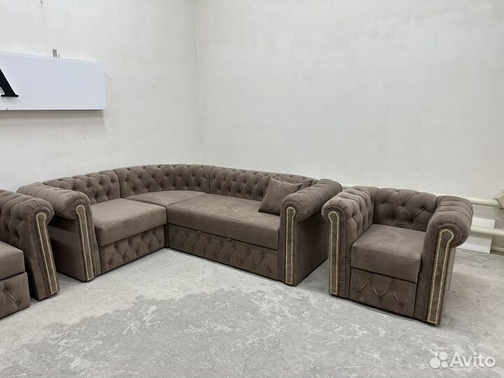 Диван Честер угловой