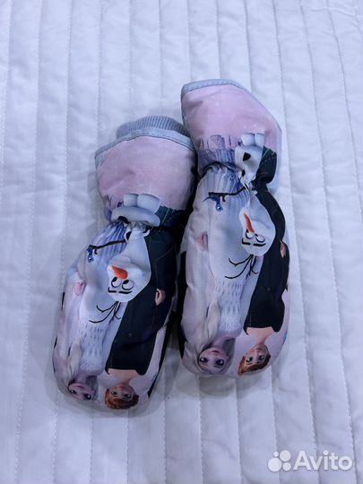 Комплект шапка и шарф детский зимний