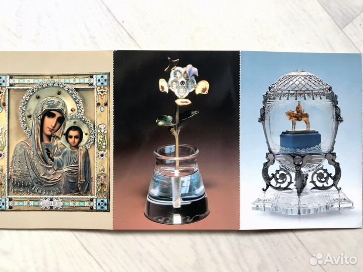 Открытки Искусство Фаберже 2000г