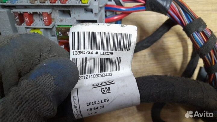 Проводка подторпедная Opel Astra J седан 1.6