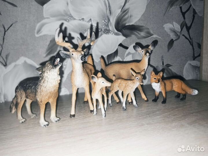 Лесной набор фигурок животных