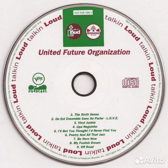 UFO - United Future Organisat (1 CD)