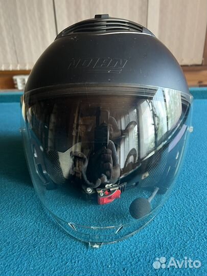 Шлем для мотоцикла черный