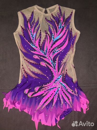 Купальник для гимнастики размер:128-134 см