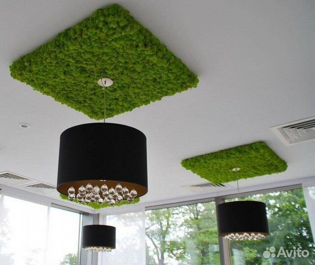 Плитка из стабилизированного мха