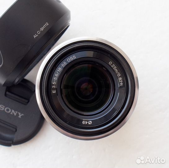 Sony e nex 18-55 3.5-5.6 oss серебристый