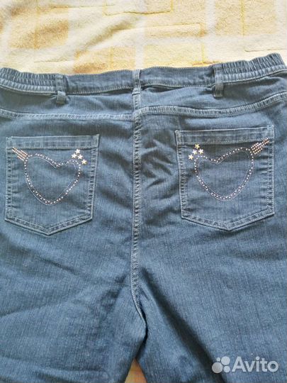 Женские джинсовые капри