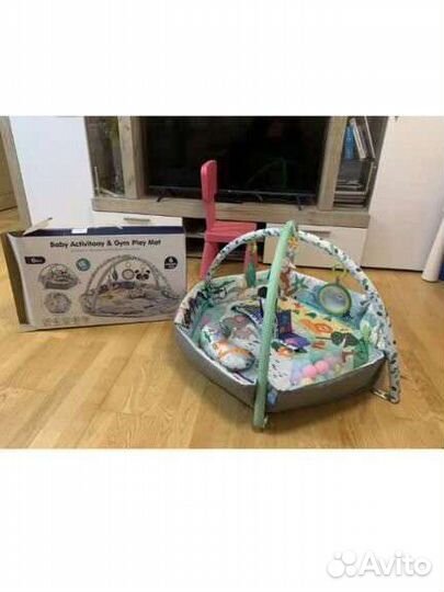 Складной детский развивающий коврик-манеж