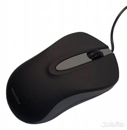 Мышь проводная Smartbuy 329 USB, черно-серая