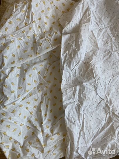 Простынь на резинке в детскую кровать