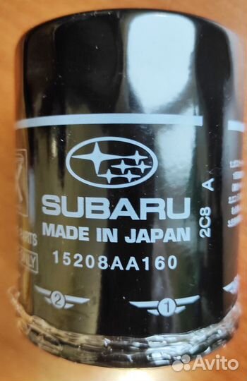 Фильтр масляный subaru