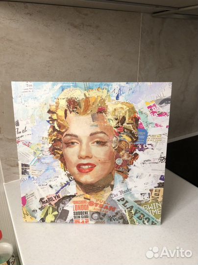 Картина маслом на холсте Мэрилин Монро