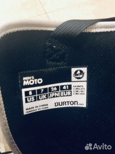 Сноубордические ботинки Burton moto