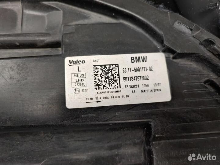 Фара левая LED BMW X1 F48 LCI