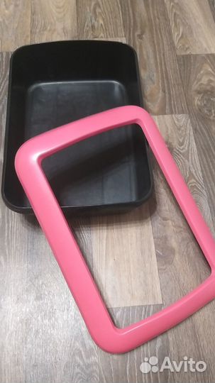 Кошачий лоток с бортами