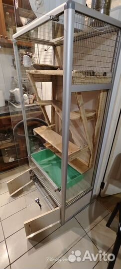 Клетка - витрина для грызунов