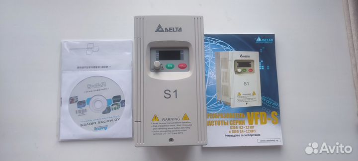 Преобразователь частоты delta VFD022S43E2,2kW380V