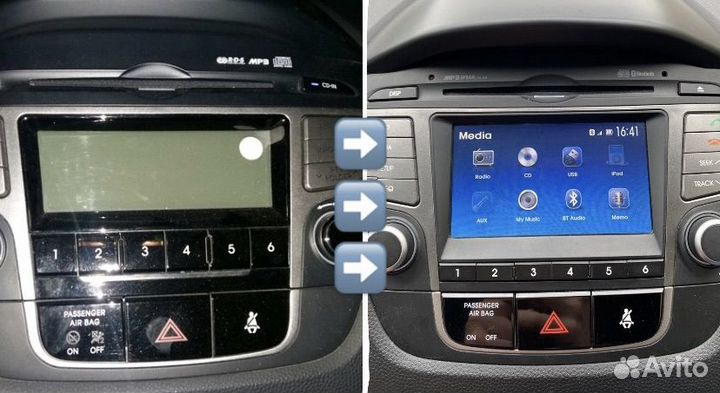 Магнитола ix35 Австралия