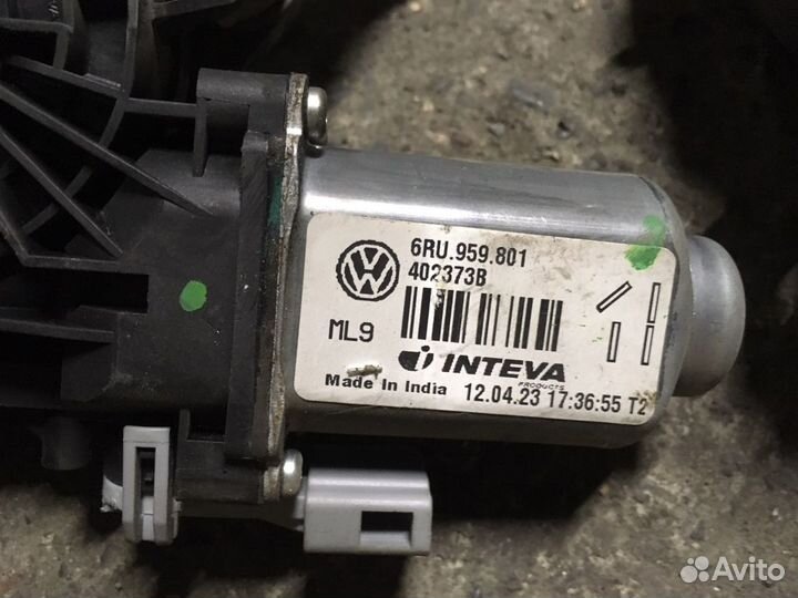 Стеклоподъемник vw polo седан