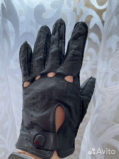 Перчатки женские кожаные 6.5