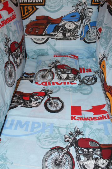 Бортики Мотогонщик универсальные