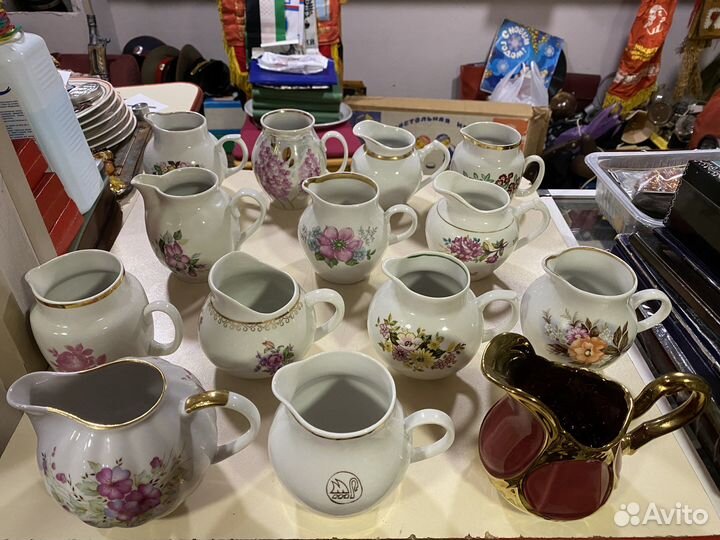 Сливочники Молочники Соусники много