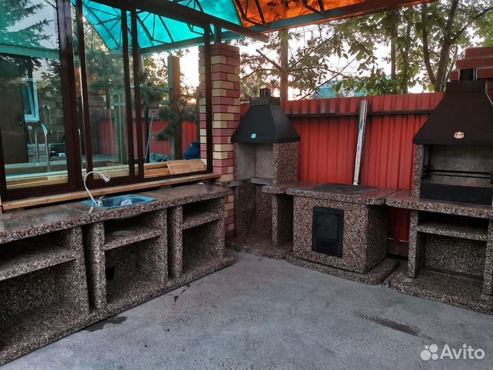 Модульные печи барбекю, гриль, мангал