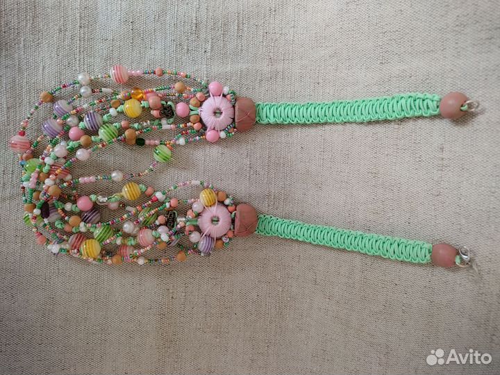 Бусы бохо стиль