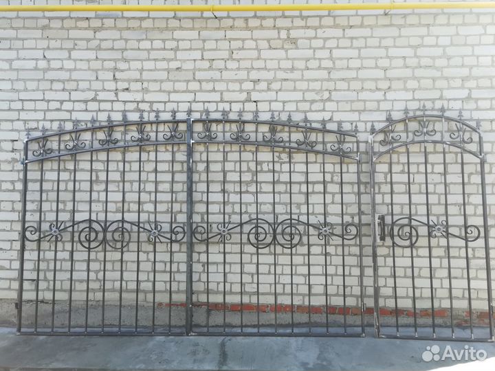 Ворота с калиткой Н-6