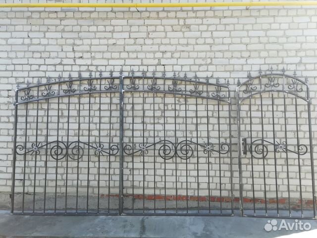 Ворота с калиткой Н-6