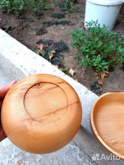 Чашка деревянная миска